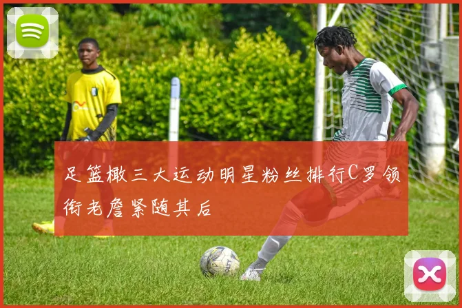足篮橄三大运动明星粉丝排行C罗领衔老詹紧随其后
